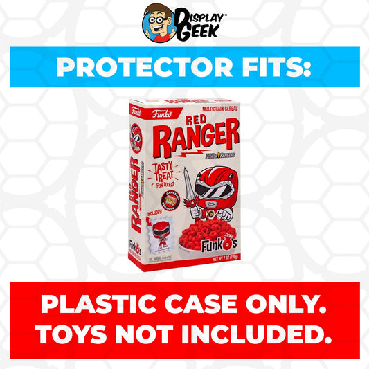 Pop Protector for Red Ranger White FunkO's Cereal Box