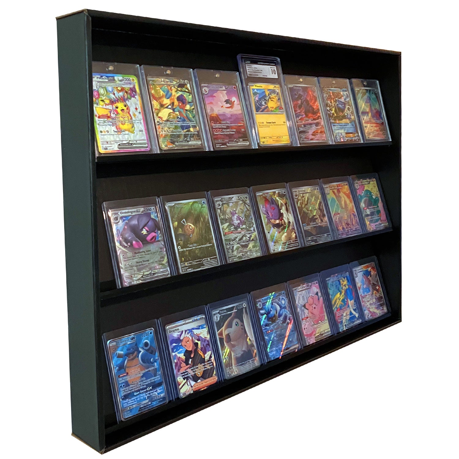 collector card display case TCG Black MK Kubbie Display Case (FREE Shipping) – MK Kubbies