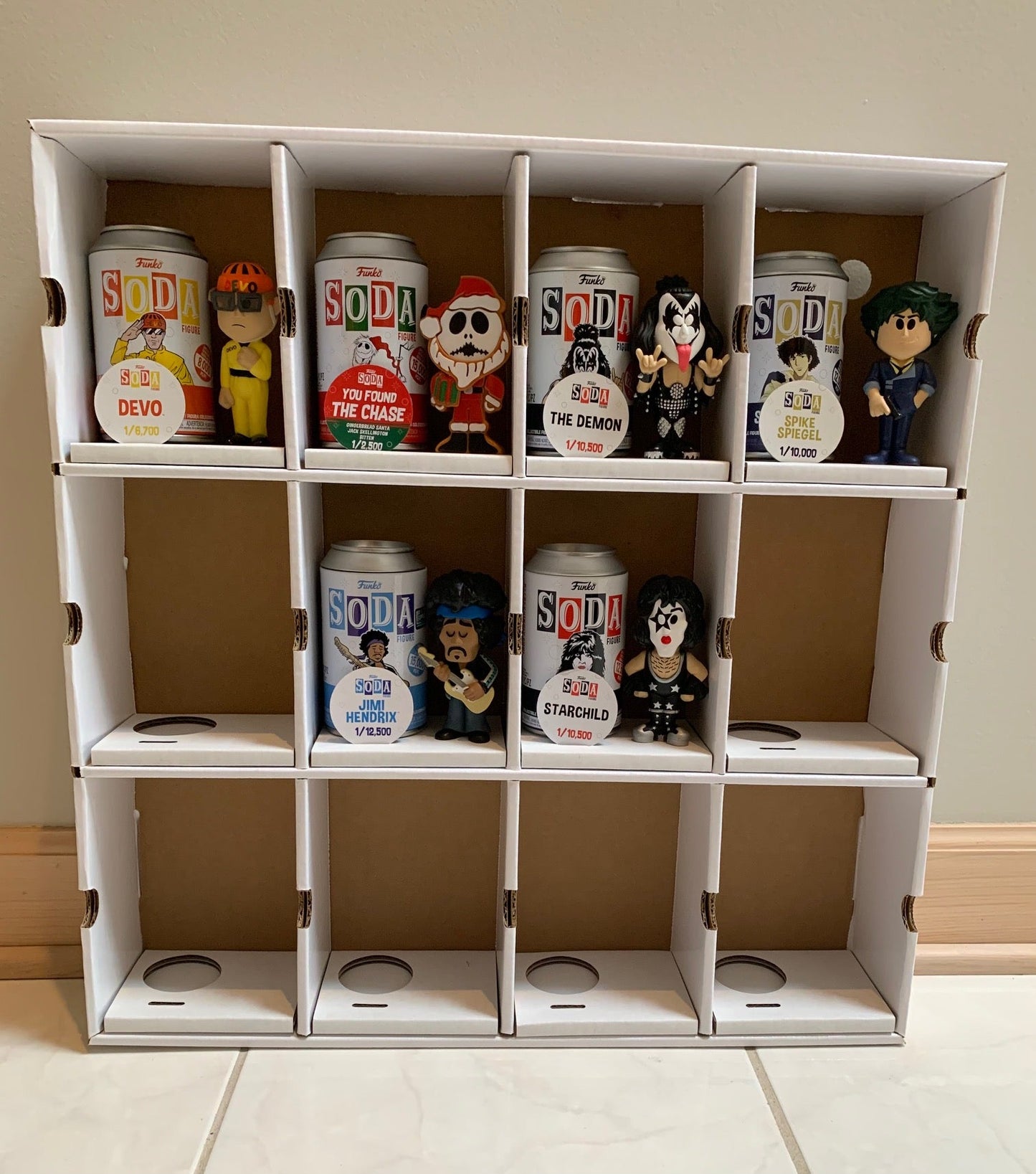 SODA Matte White MK Kubbie Funko Soda Display Case (FREE Shipping)