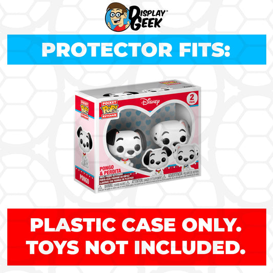 Pop Protector for Pongo & Perdita Funko 2 Pack Pocket Pop Keychains