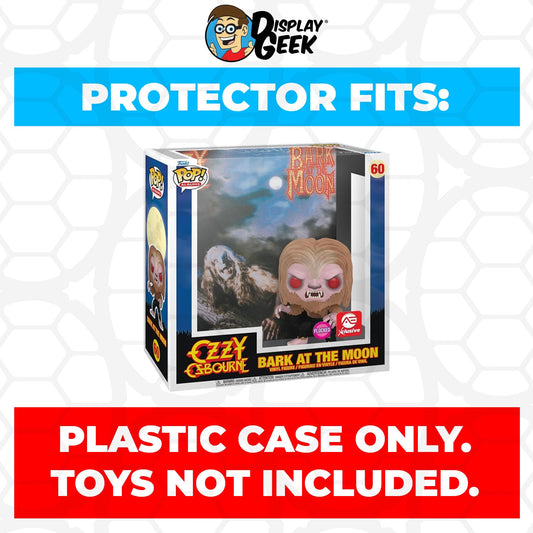 Pop Protector for Ozzy Osbourne Bark at the Moon Flocked #60 Funko Pop Albums