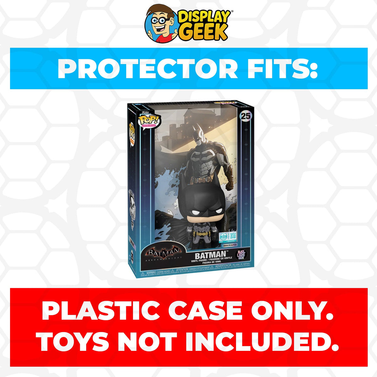 Pop Protector for Funko Pop Comic Covers Batman Black & White #25 Box