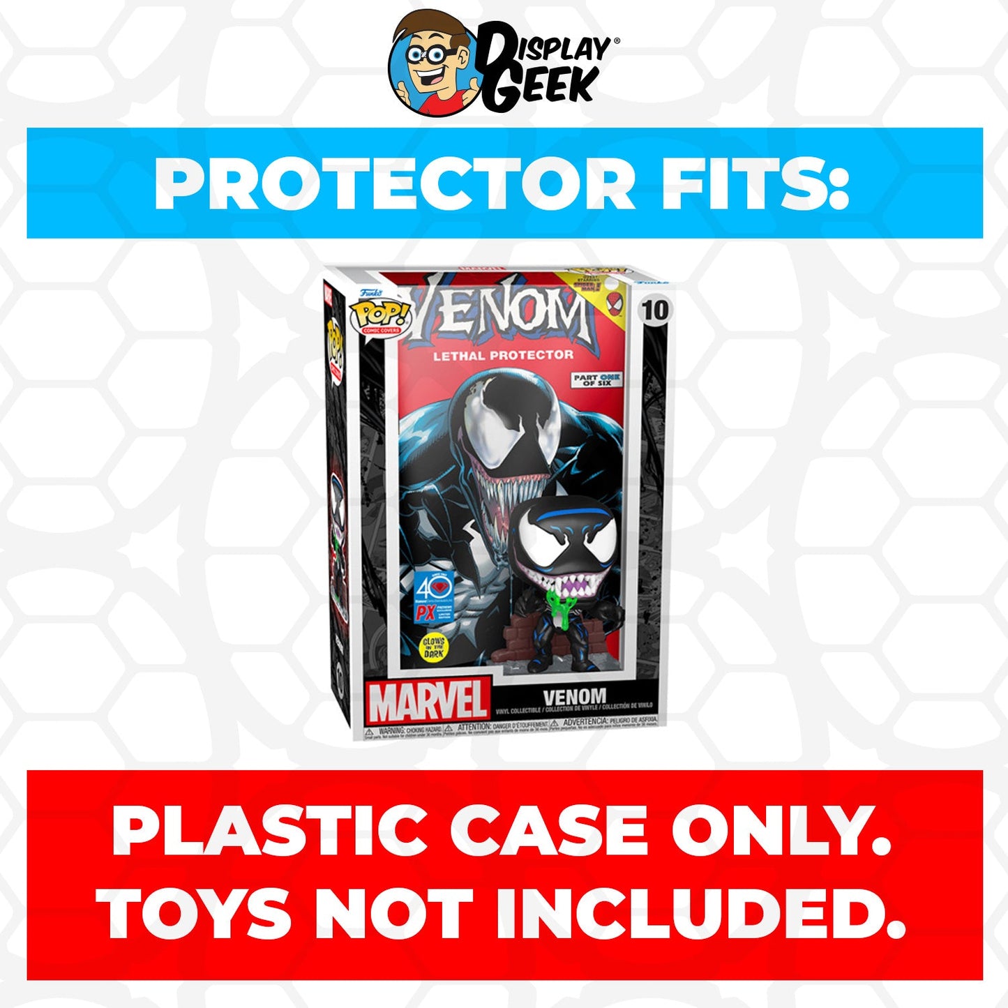 Pop Protector for Funko Pop Comic Covers Venom #81 Box
