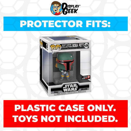 Pop Protector for Bounty Hunters Collection Boba Fett #436 Funko Pop Deluxe