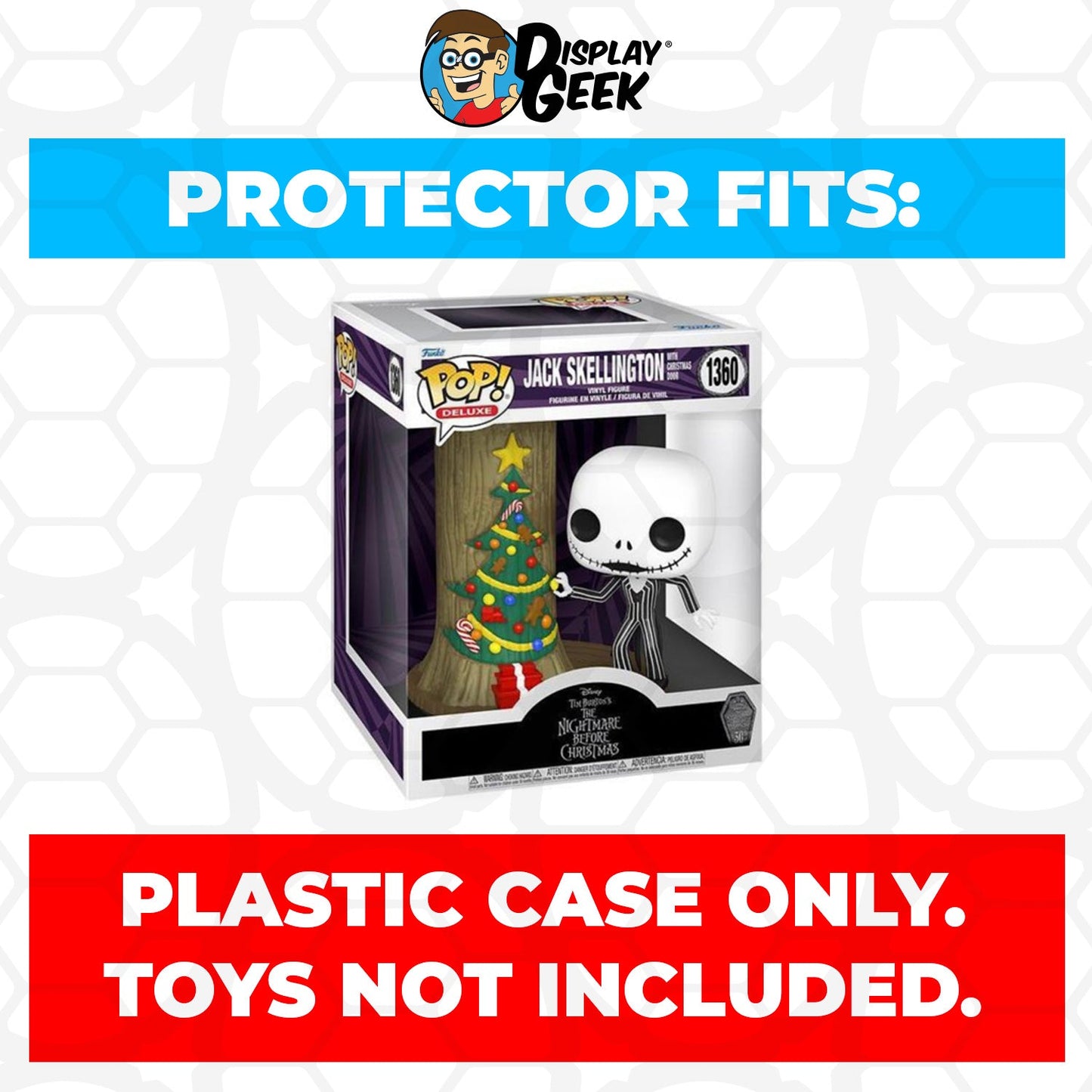 Pop Protector for Funko Pop Deluxe Jack Skellington and Zero with Tree #1386