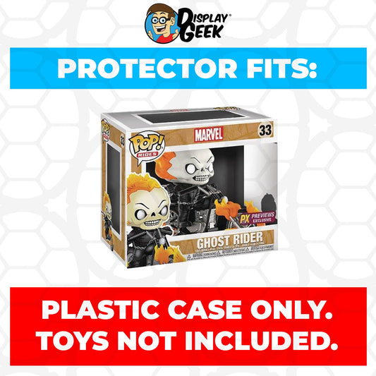 Pop Protector for Ghost Rider Motorcycle #33 PX Previews Funko Pop Rides