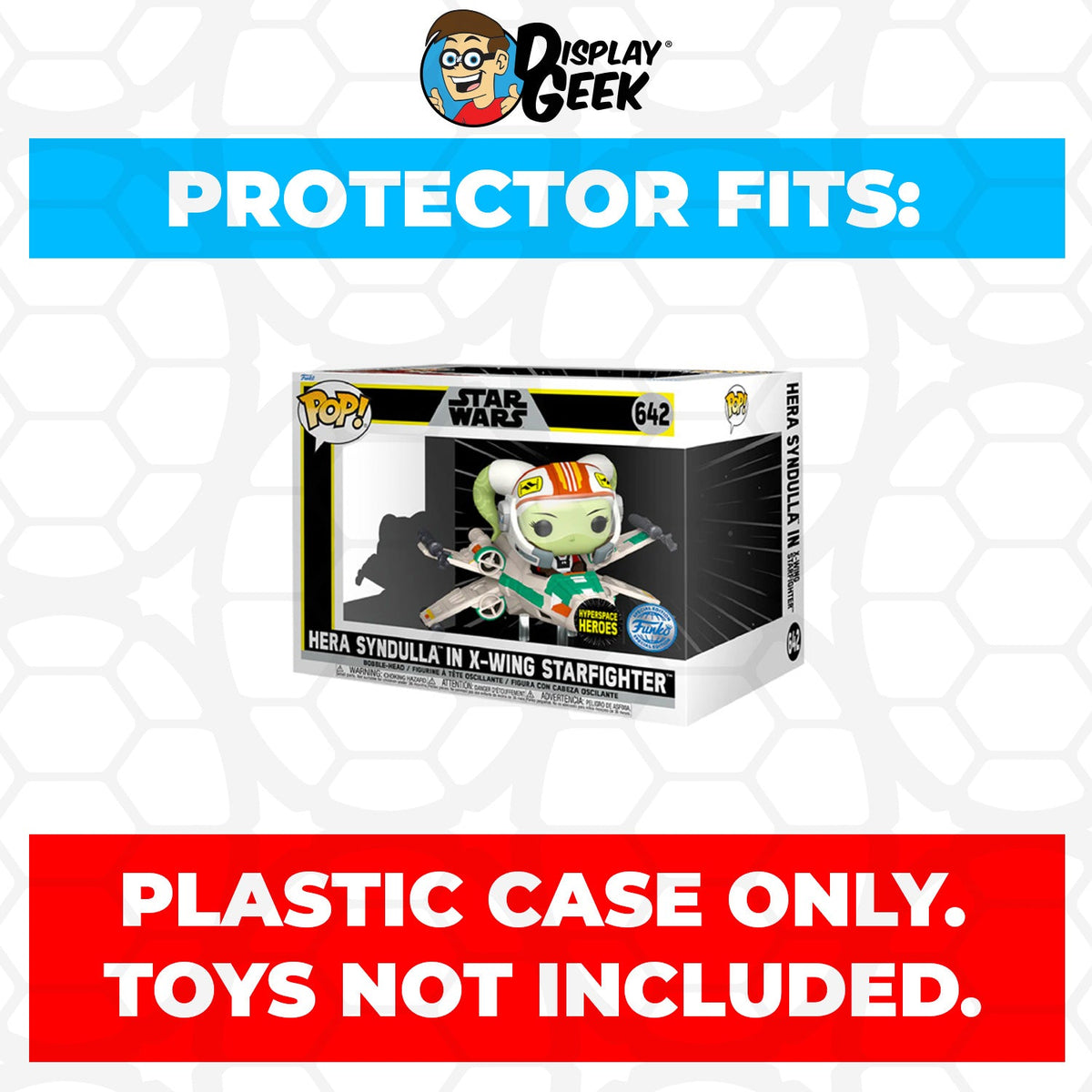 Pop Protector for Funko Pop Rides Zeb Orrelios in the Razor Crest #838 Box