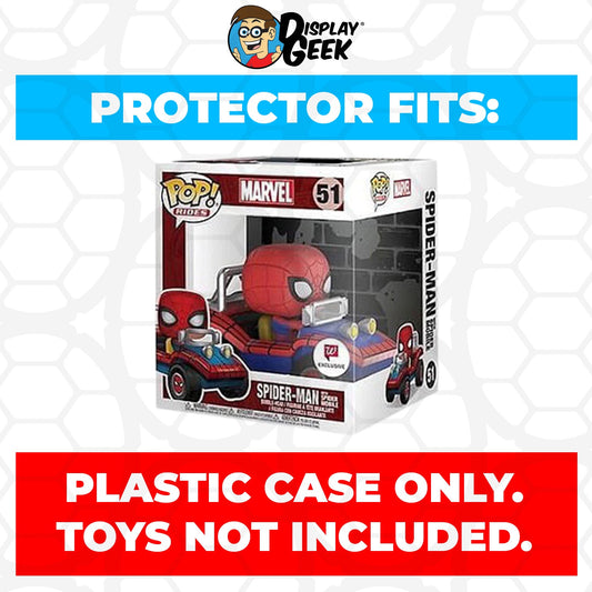 Pop Protector for Spider-Man With Spider-Mobile #51 Funko Pop Rides