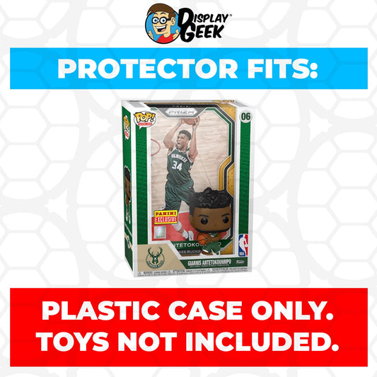 Pop Protector for Giannis Antetokounmpo Milwaukee Bucks #06 Funko Trading Cards
