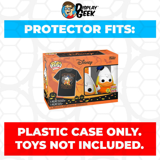 Pop Protector for Pop & Tee Donald Duck Halloween Costume Glow #1220 Funko Box