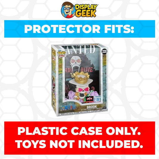 Pop Protector for One Piece Brook #2220 Funko Pop Covers