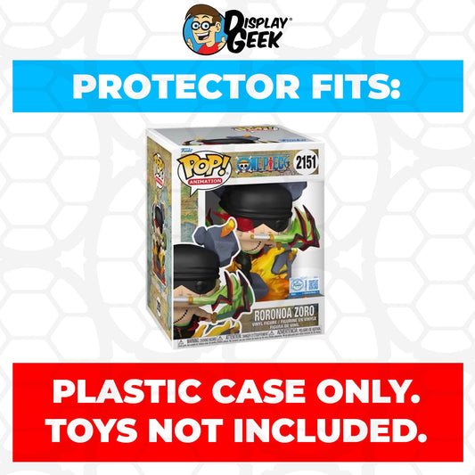 Pop Protector for Funko Pop Premium Roronoa Zoro King of Hell #2151