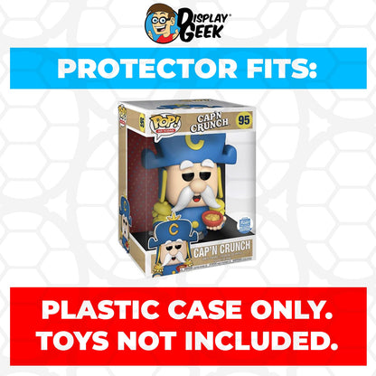 Pop Protector for 10 inch Cap'n Crunch #95 Jumbo Funko Pop