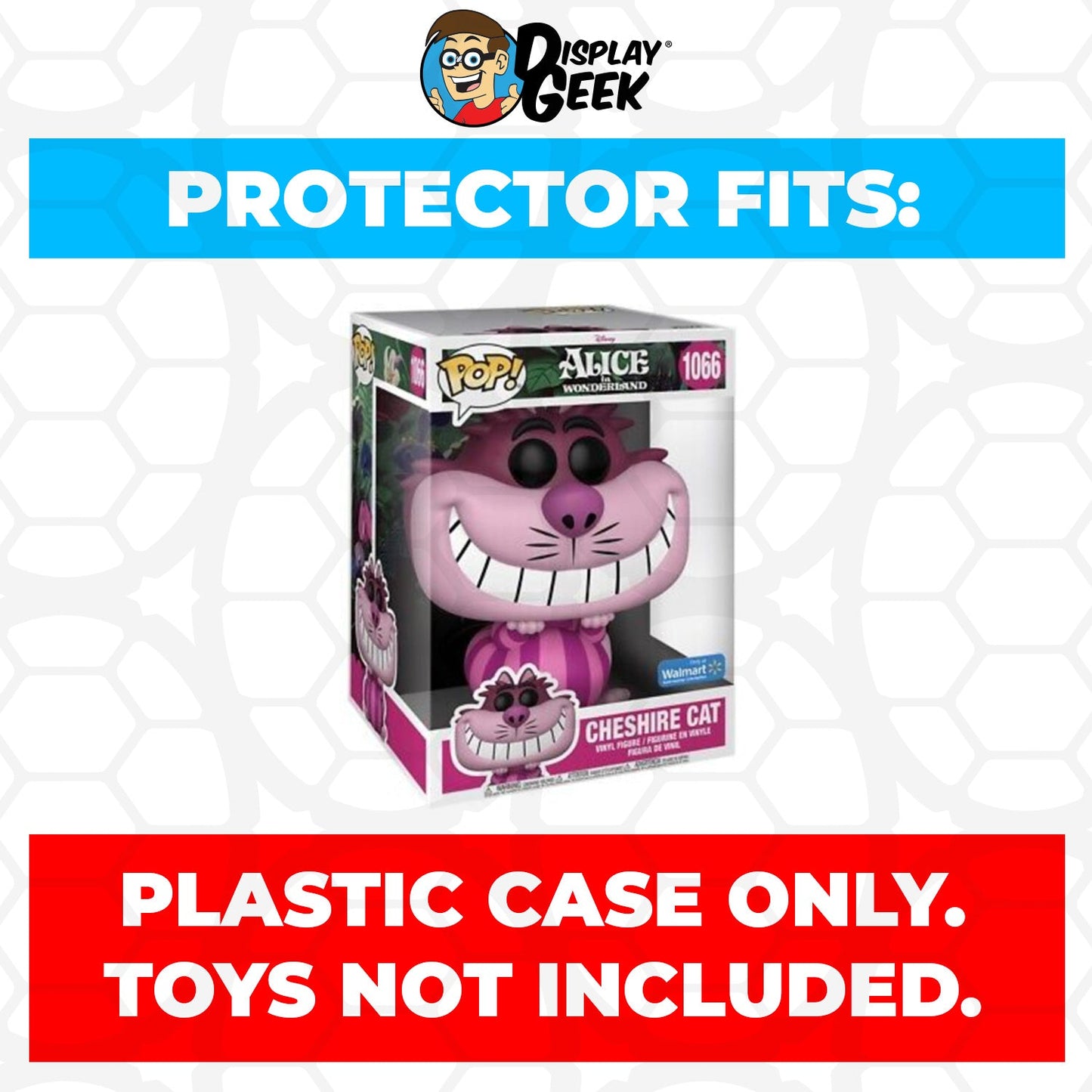 Pop Protector for 10 inch Cheshire Cat #1066 Jumbo Funko Pop