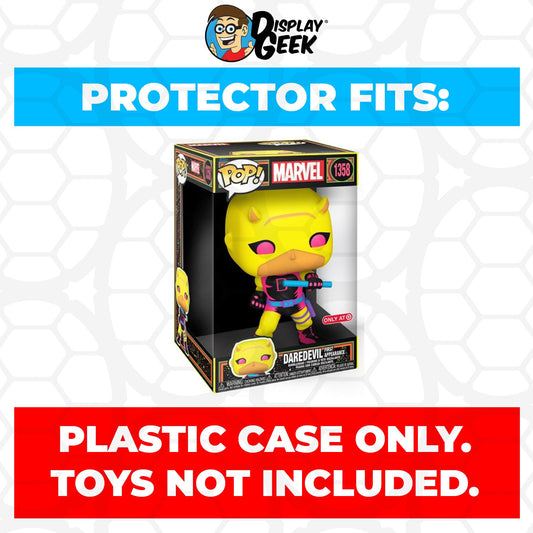 Pop Protector for 10 inch Daredevil First Appearance Blacklight #1358 Funko Pop