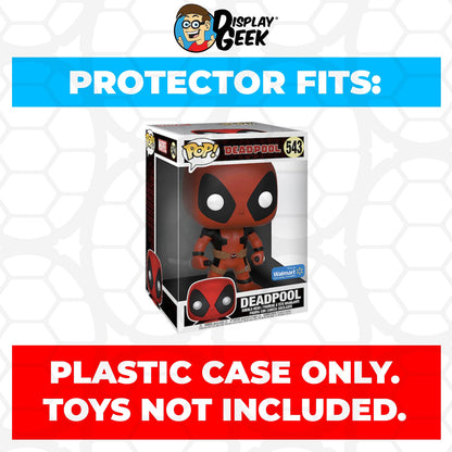 Pop Protector for 10 inch Deadpool Two Swords Red #543 Jumbo Funko Pop