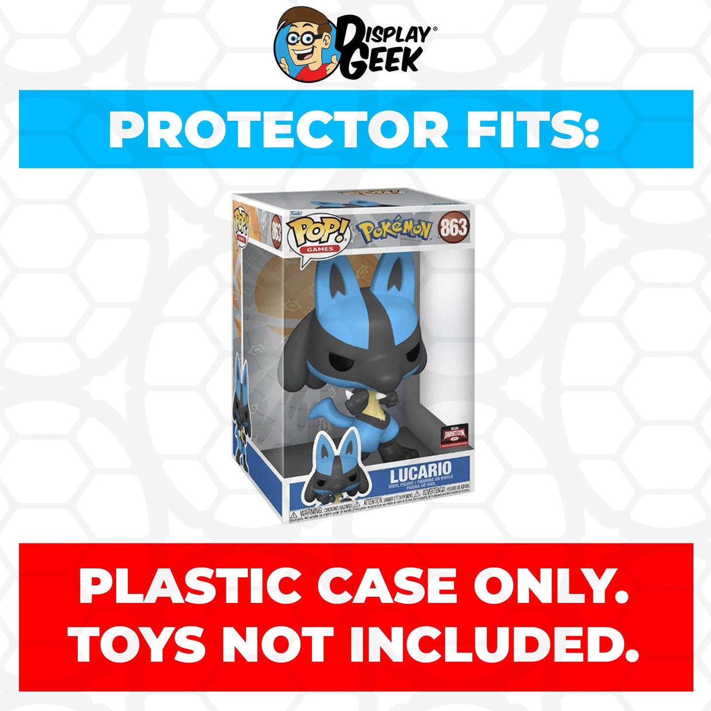 Pop Protector for 10 inch Gardevoir #1068 Jumbo Size Funko Pop