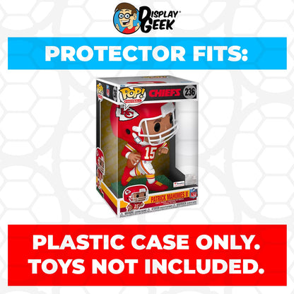 Pop Protector for 10 inch Patrick Mahomes II #236 Jumbo Funko Pop