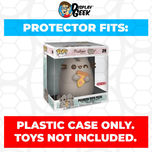 Pop Protector for 10 inch Pusheen with Pizza #29 Jumbo Funko Pop