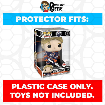 Pop Protector for 10 inch Wayne Gretzky #72 Jumbo Funko Pop