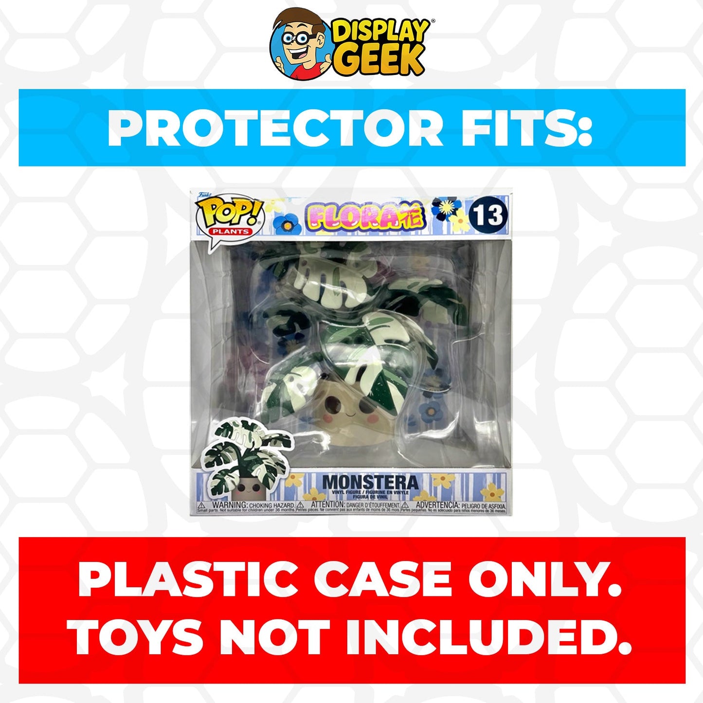 Pop Protector for Funko Pop 10 inch Flora Monstera #13 Jumbo Size Box