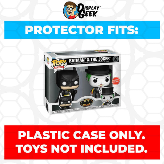 Pop Protector for 2 Pack Batman & the Joker 1989 Funko Pop