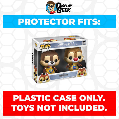 Pop Protector for 2 Pack Chip & Dale Funko Pop