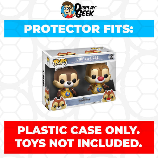 Pop Protector for 2 Pack Chip & Dale Funko Pop