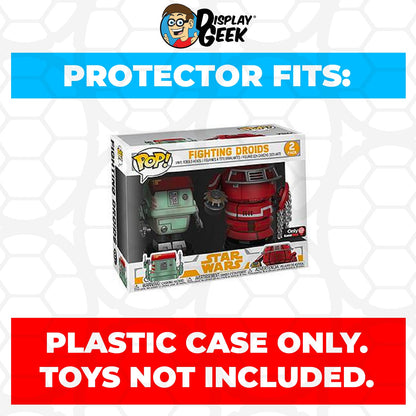 Pop Protector for 2 Pack Fighting Droids Funko Pop