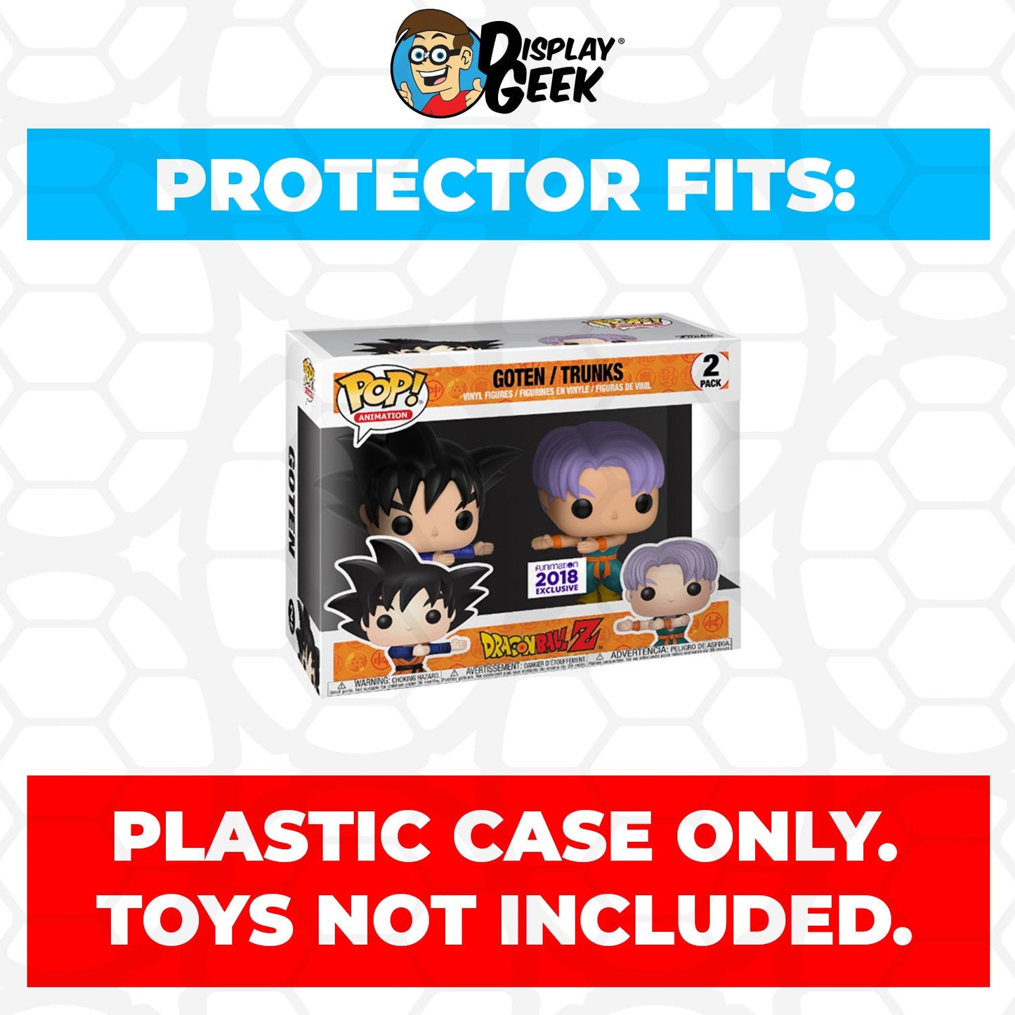Pop Protector for 2 Pack Goten & Trunks Funko Pop