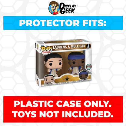 Pop Protector for 2 Pack Hamilton Laurens & Mulligan Funko Pop