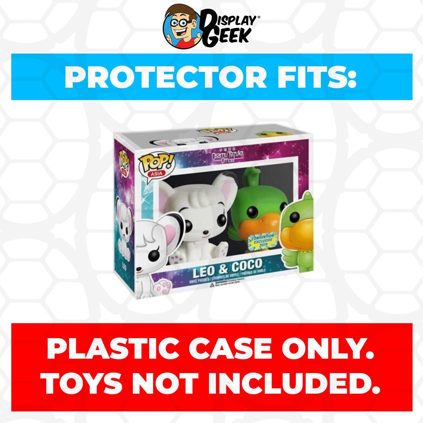 Pop Protector for 2 Pack Leo & Coco Funko Pop