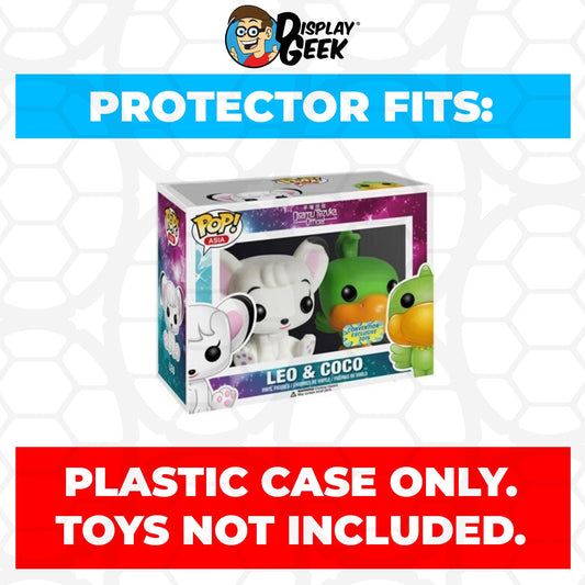 Pop Protector for 2 Pack Leo & Coco Funko Pop