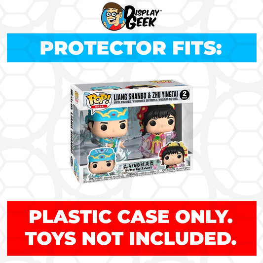 Pop Protector for 2 Pack Liang Shanbo & Zhu Yingtai Funko Pop