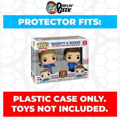 Pop Protector for 2 Pack Mariotti & Becker Virtual FunKon Funko Pop