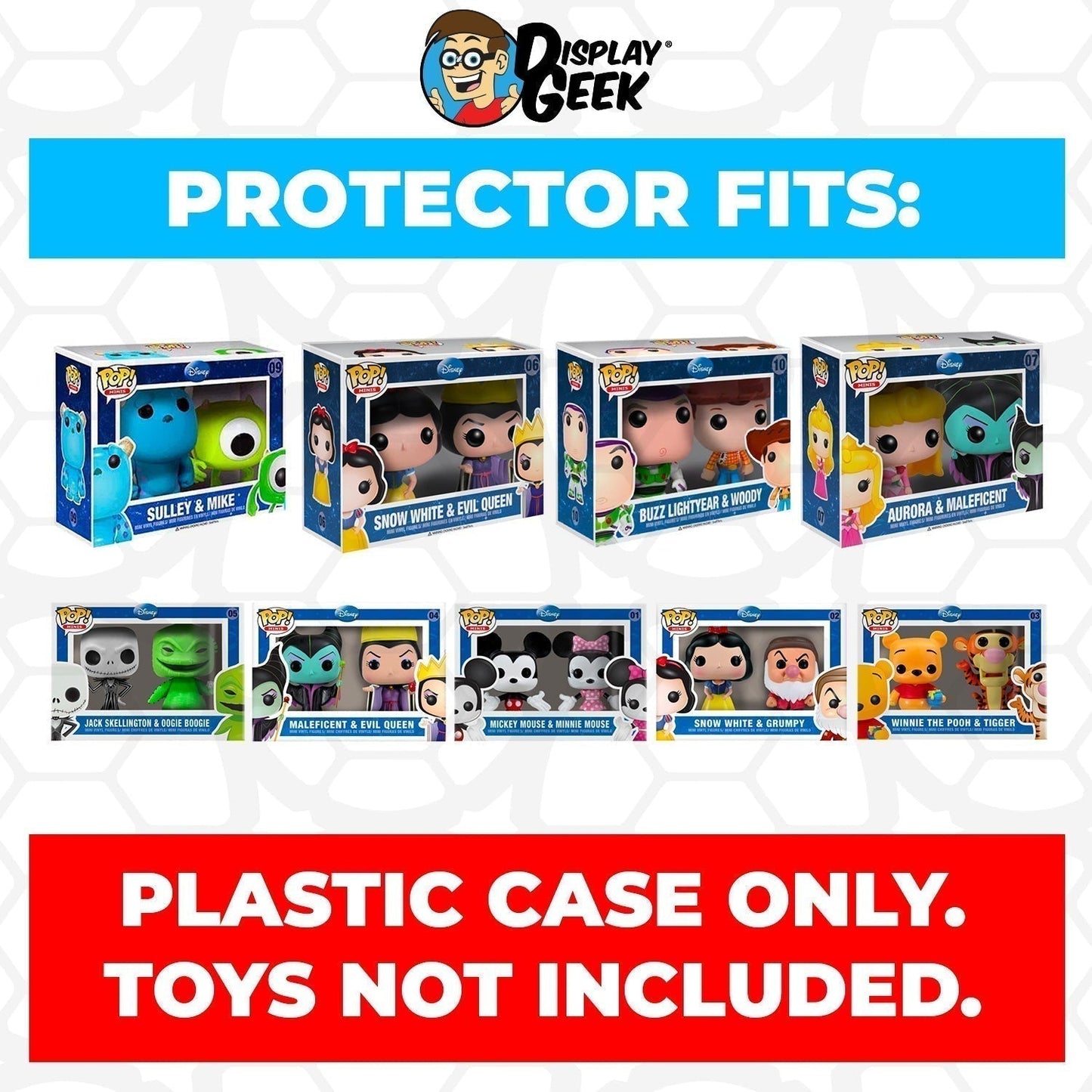 Pop Protector for 2 Pack Mini Sulley & Mike #09 Funko Pop