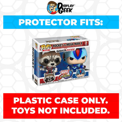Pop Protector for 2 Pack Rocket Raccoon vs Mega Man X Funko Pop