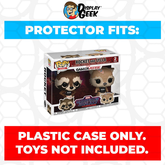 Pop Protector for 2 Pack Rocket and Lylla Funko Pop
