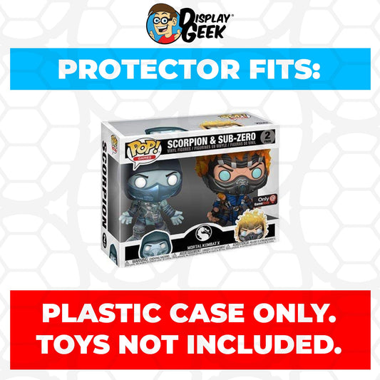 Pop Protector for 2 Pack Scorpion & Sub-Zero Funko Pop