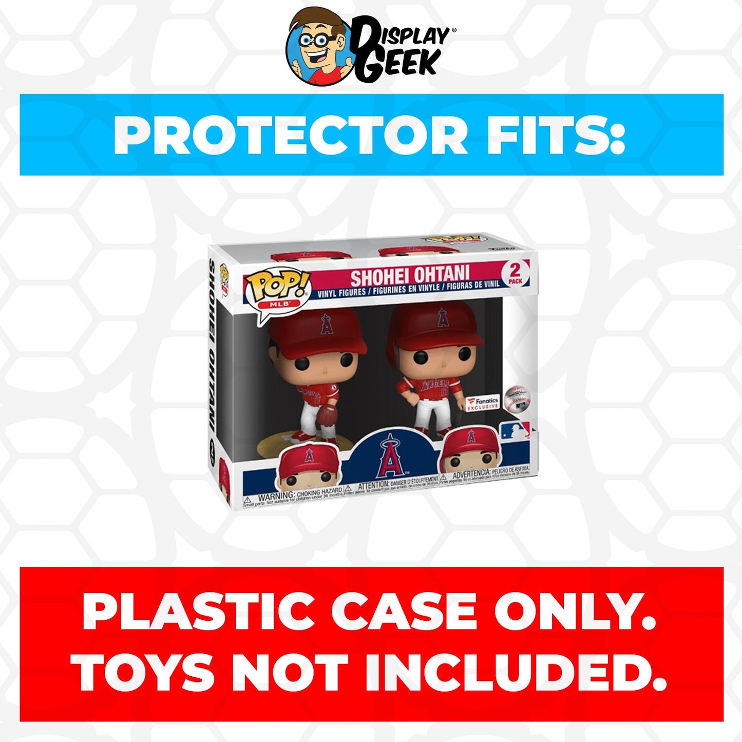 Pop Protector for 2 Pack Shohei Ohtani Angels Alternate Uniform Funko Pop