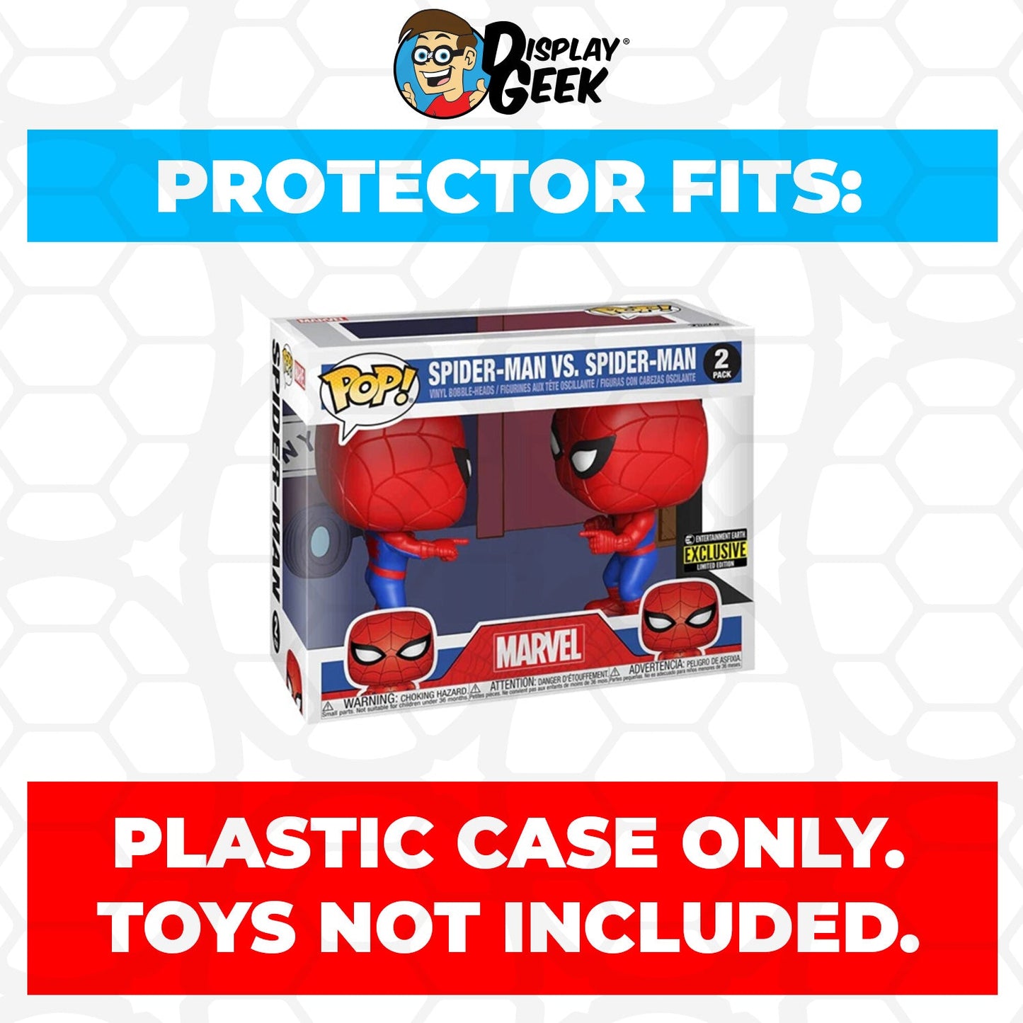 Pop Protector for 2 Pack Spider-Man vs Spider-Man Imposter Funko Pop