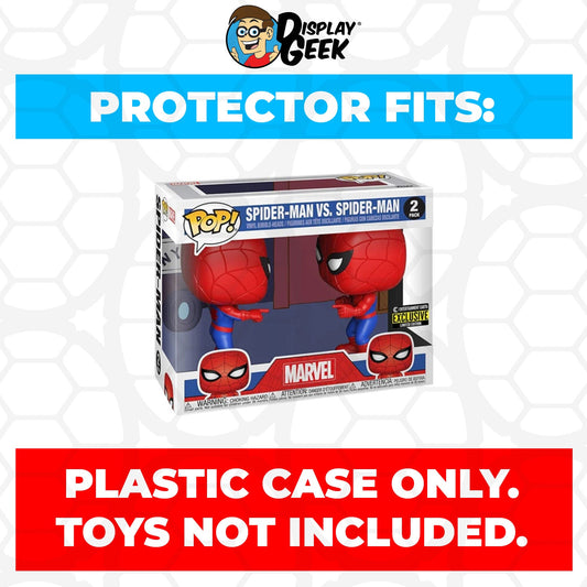 Pop Protector for 2 Pack Spider-Man vs Spider-Man Imposter Funko Pop