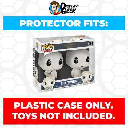 Pop Protector for 2 Pack The Twins #264 Funko Pop