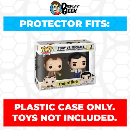 Pop Protector for 2 Pack Toby vs Michael Funko Pop