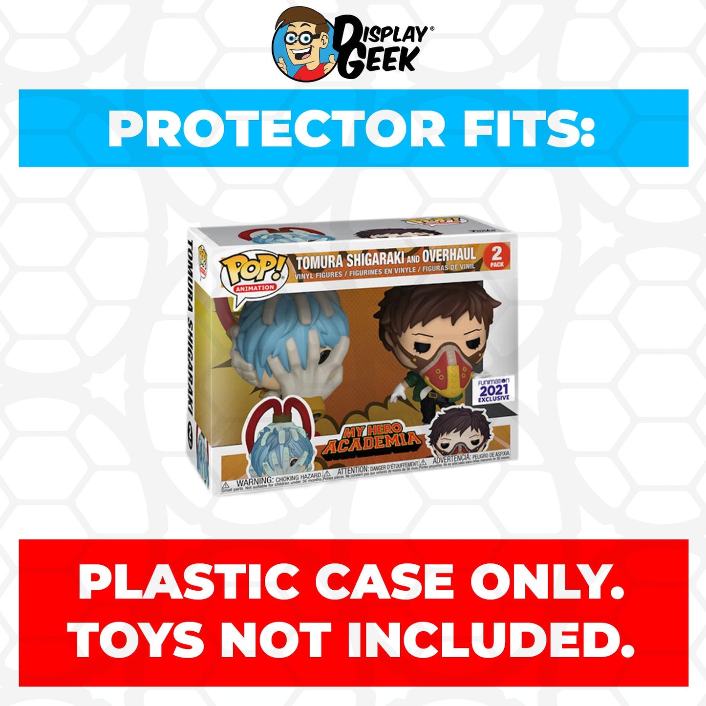 Pop Protector for 2 Pack Tomura Shigaraki and Overhaul Funko Pop