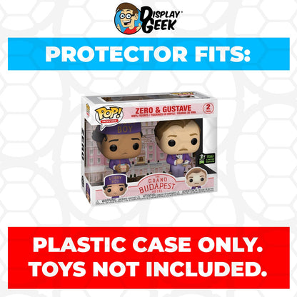 Pop Protector for 2 Pack Zero & Gustave ECCC Funko Pop