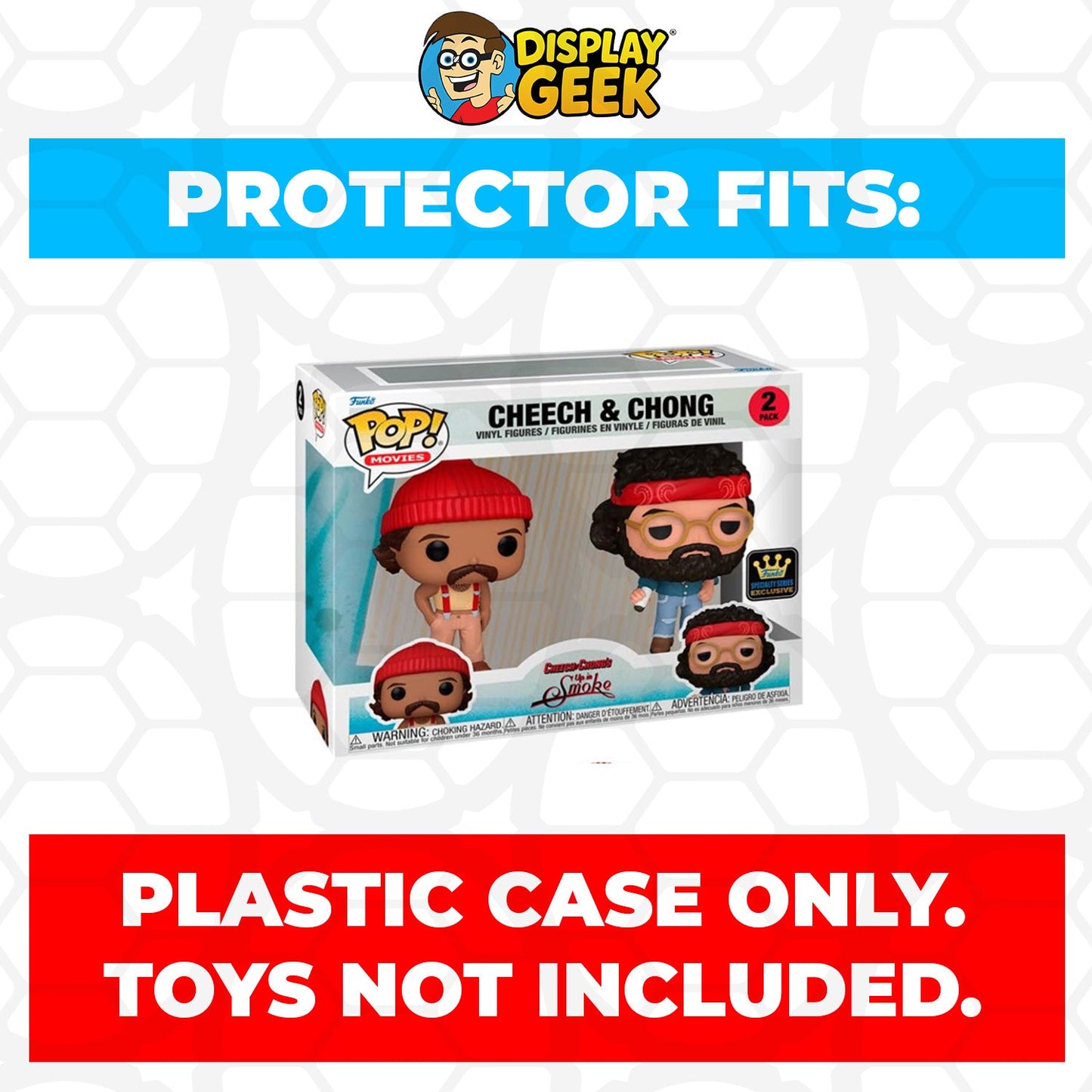 Pop Protector for 2 Pack Cheech & Chong Up in Smoke Funko Pop