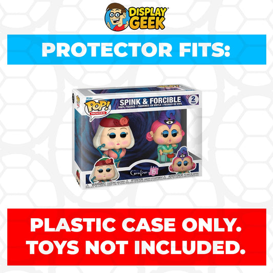 Pop Protector for 2 Pack Coraline - Spink & Forcible Funko Pop