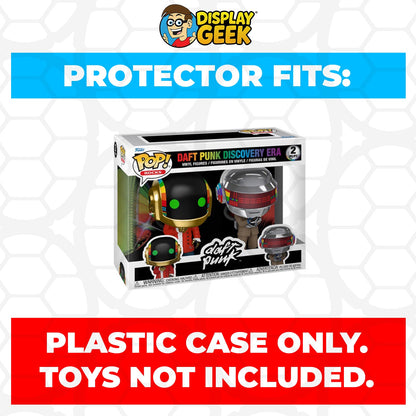 Pop Protector for Funko Pop 2 Pack Daft Punk Discovery Era Box