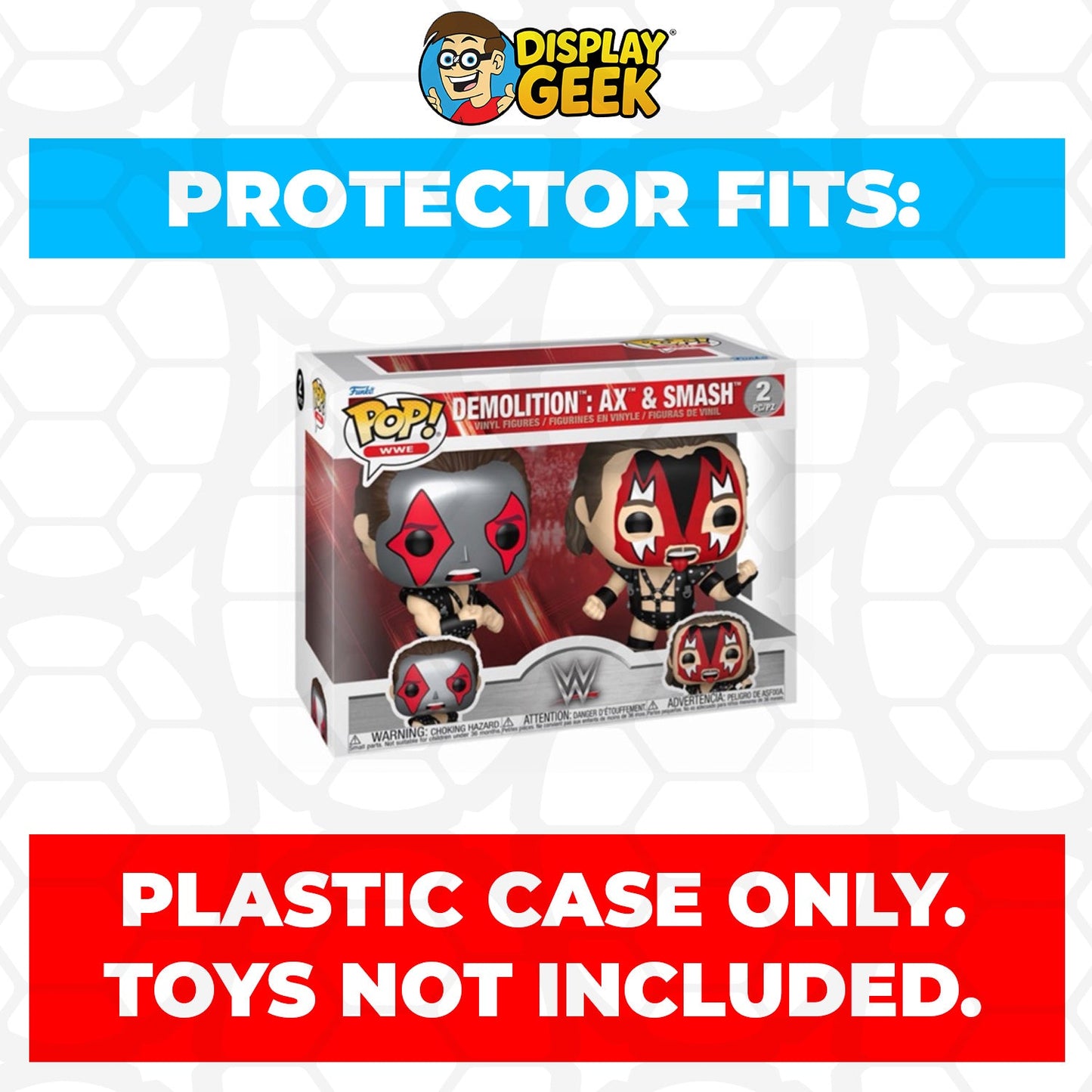 Pop Protector for Funko Pop 2-Pack Demolition Ax & Smash Box